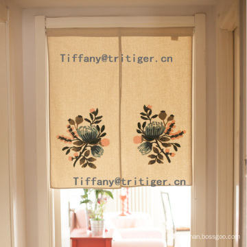 2017 New arrival Lu Embroidery Door Window Curtain for living room